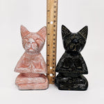 Cat Buddha - Black or White Cat -