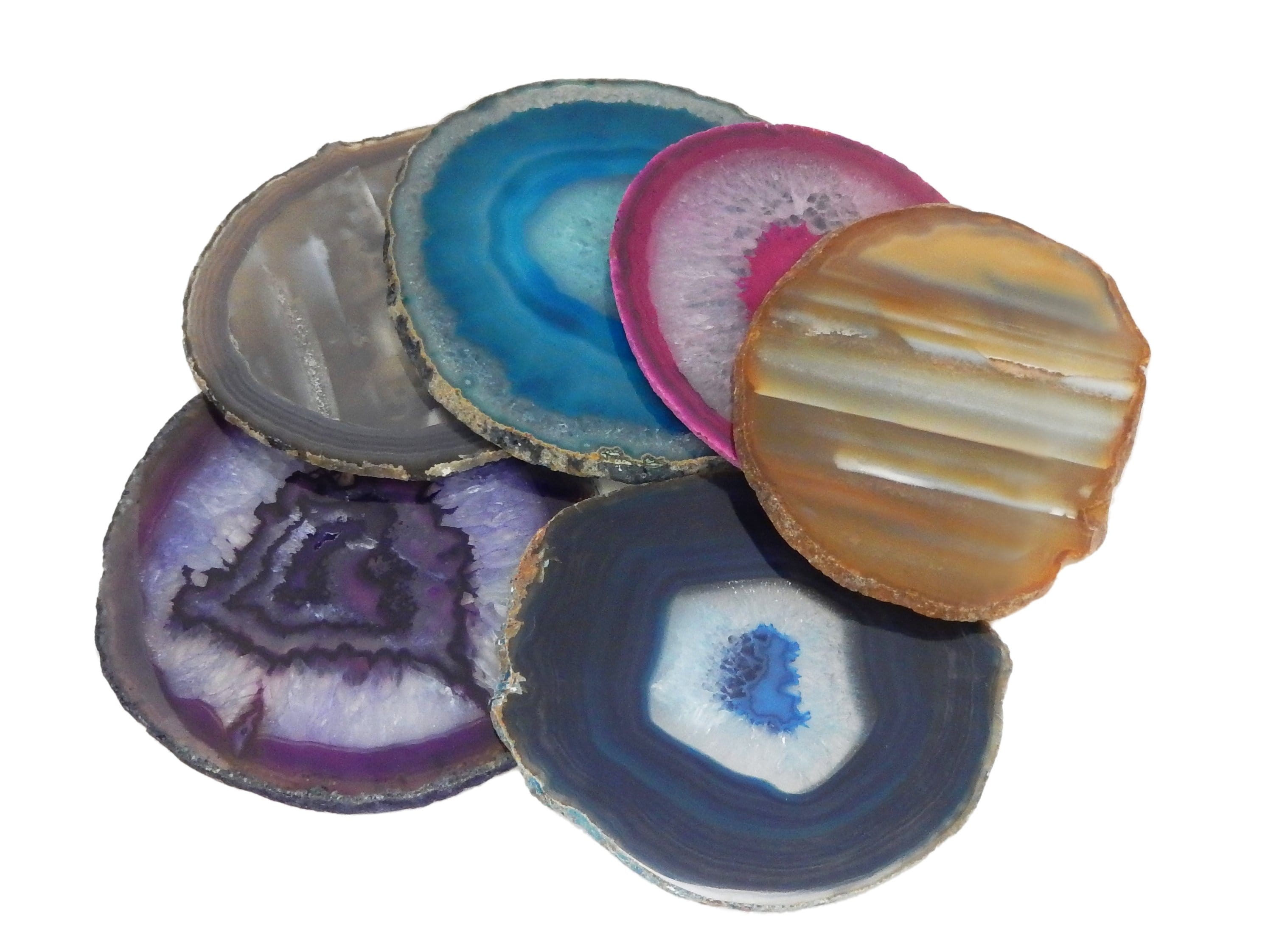 Agate Slice Assorted - Agate Slices #7 - Gorgeous Display (AGBS)