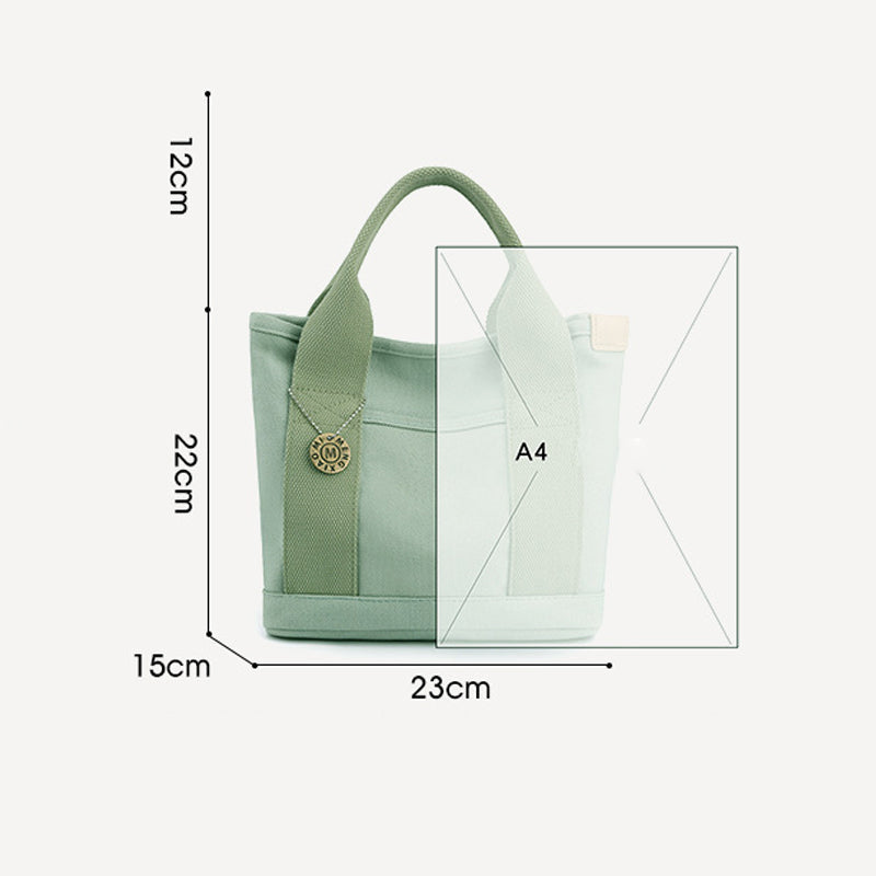 Large capacity multi-pocket handbag