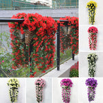 Vivid Artificial Hanging Orchid Bunch