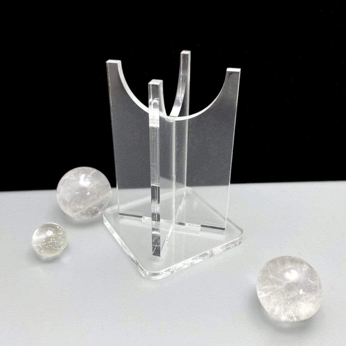 Acrylic Sphere Holder - Crystal Stand - (OF1-S8-B1)