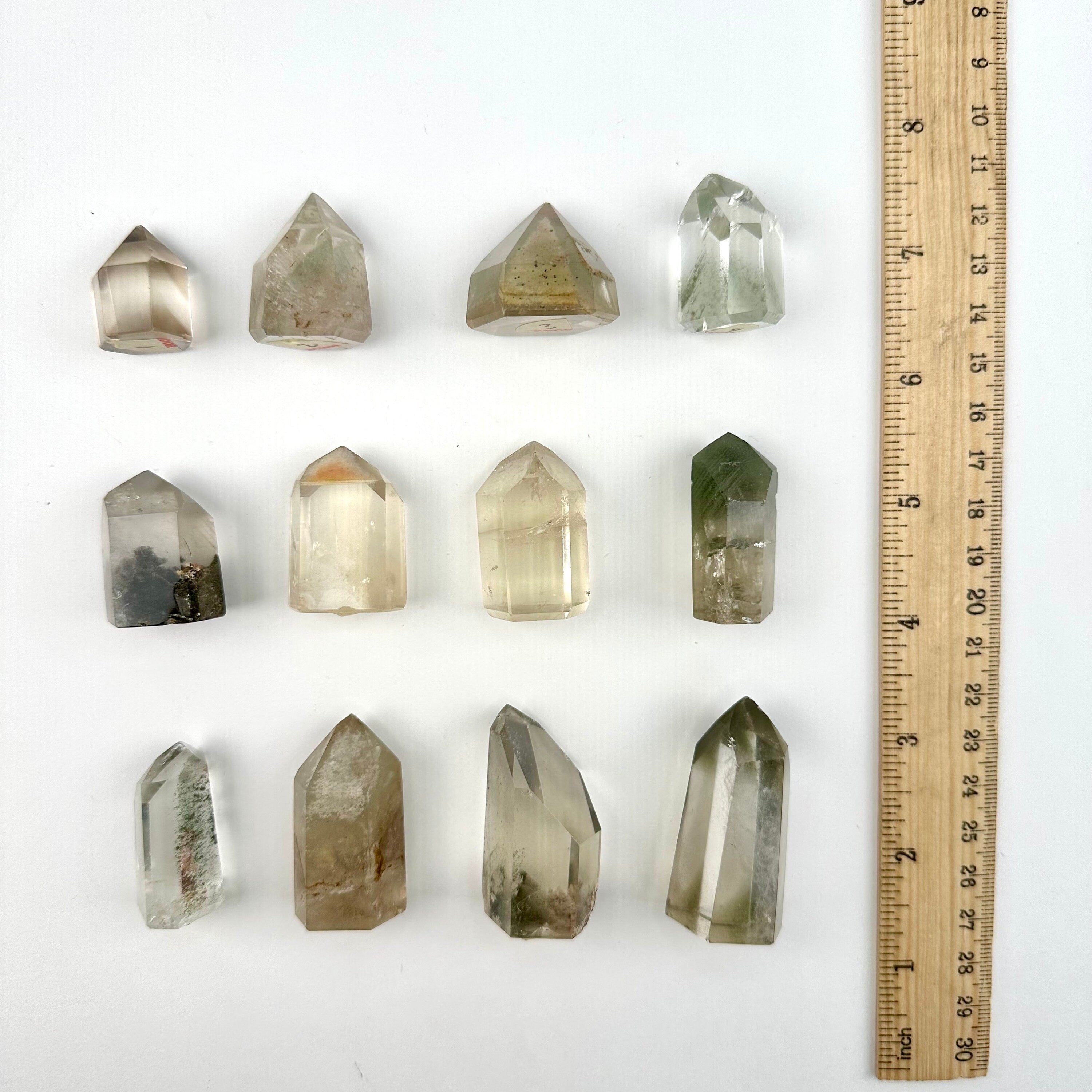 Crystal Quartz Points with Inclusions - Small Crystals - You Choose