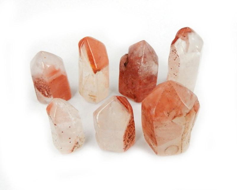 Petite Red Hematite Crystal Quartz Point - Chakra Cleansing(RK37B12-07)